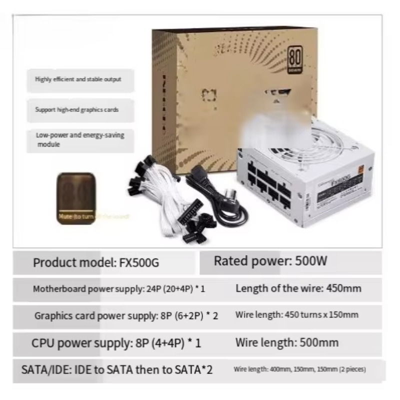Sfx Modular Power Supply 850W Gold - En Stock: Fuente de Alimentación SFX